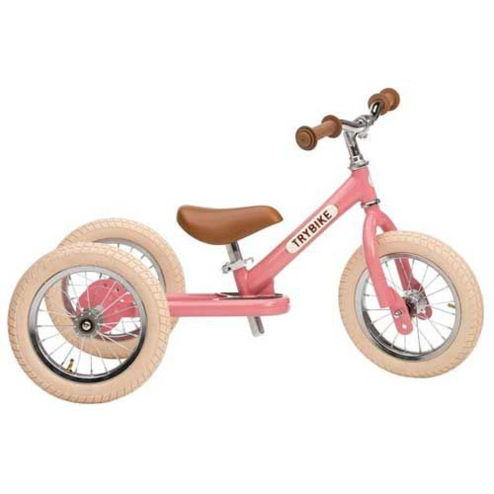 Trybike steel tricycle vintage pink